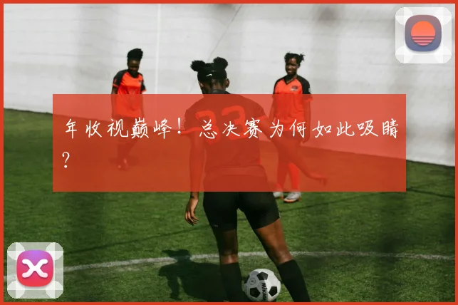 年收视巅峰!总决赛为何如此吸睛?
